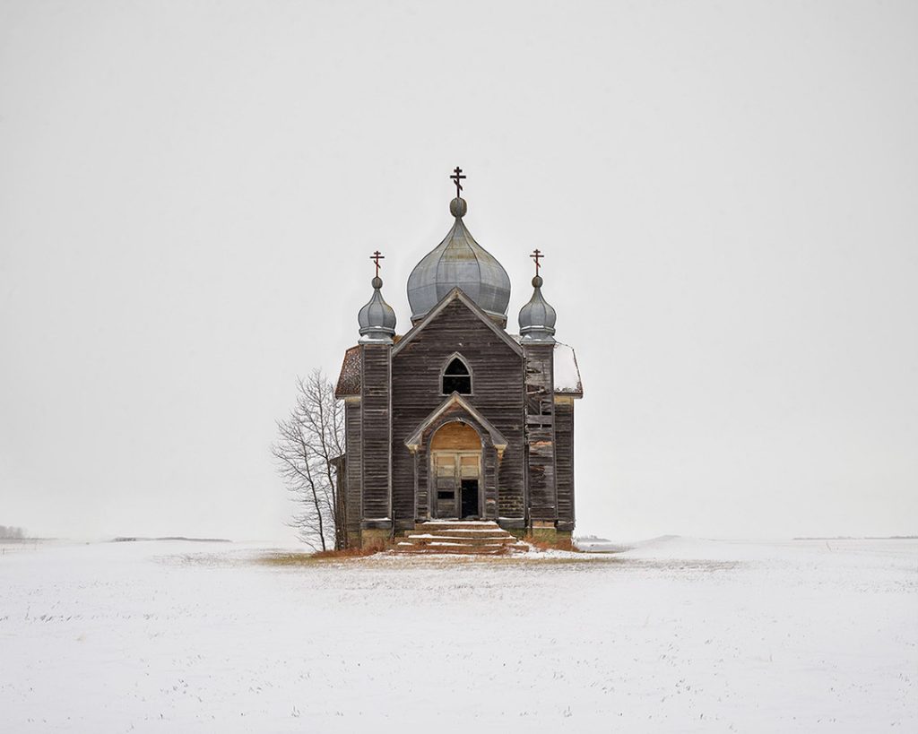 Weathered Church, Saskatchewan