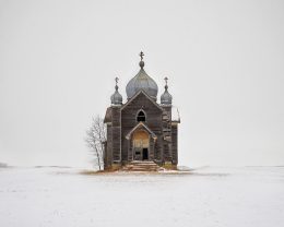Weathered Church, Saskatchewan