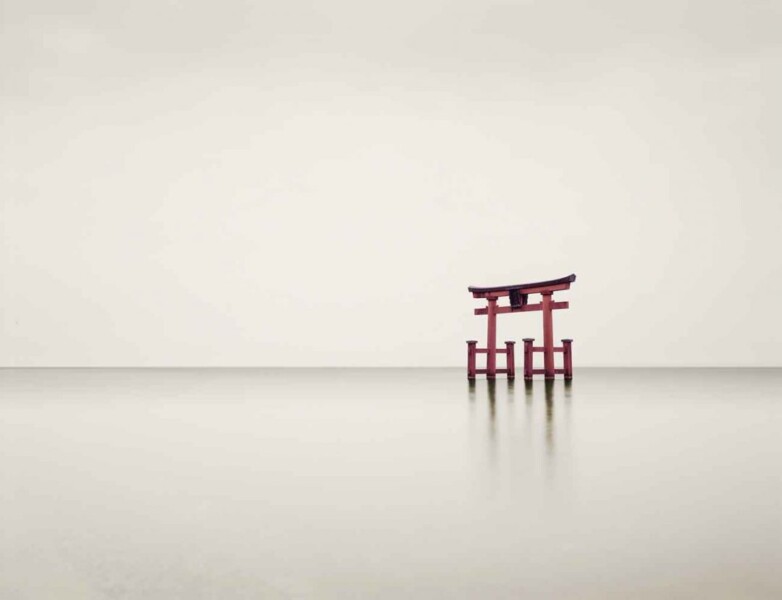 Torii, Lake Biwa, Japan