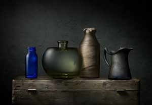 Green and Blue Bottles