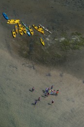 Kayaker Gathering at the Sandbar, Jersey Shore #482-7919