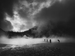 Java Caldera,, Kawah Putih, West Java, Indonesia