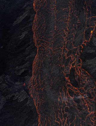 Lava River 7, Eruption
