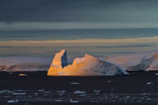 Midnight Sunset, Lemaire Channel, Antarctica