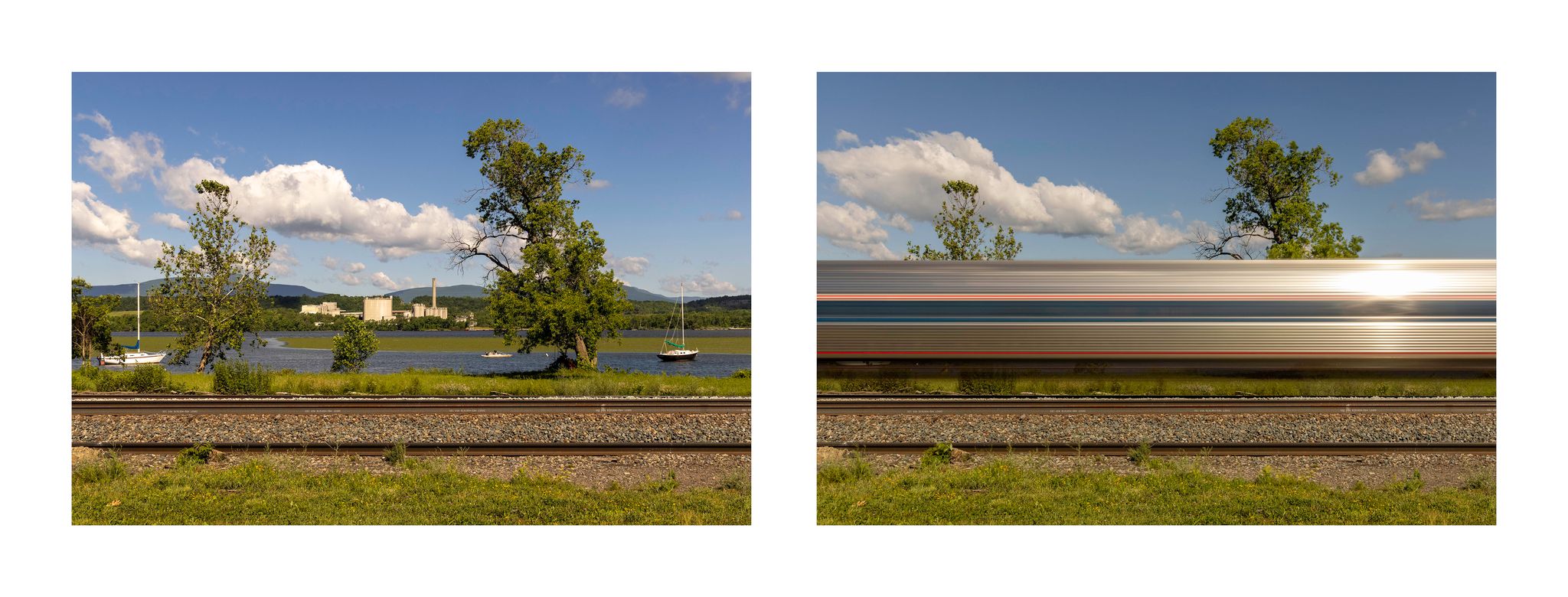 Tracks & Passenger Train, Germantown, NY