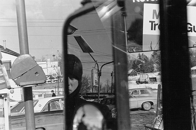 Filling Station, Rear View Mirror, Hillcrest, NY