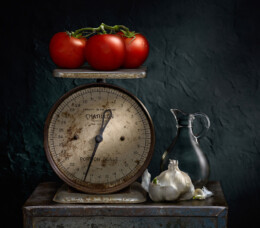 Scale with Tomatoes