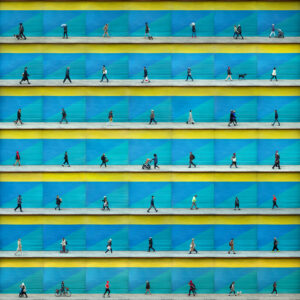 Time Lapse: Hudson Square II Blue