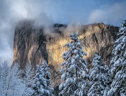 Winter Sunset on El Capitan, Yosemite