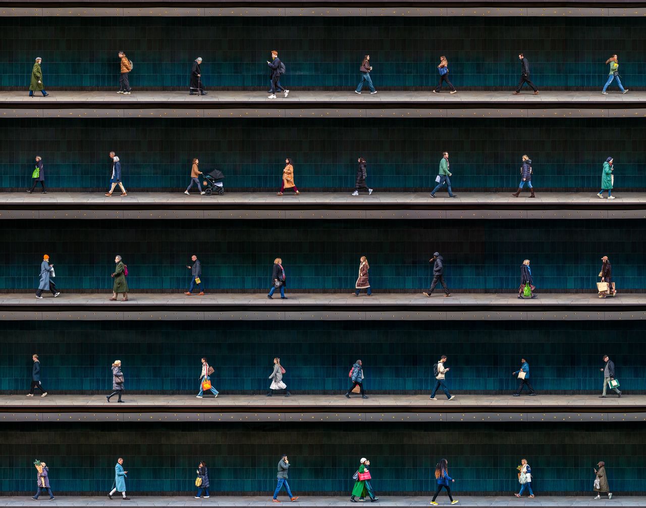 Time Lapse: Sloane Square, Chelsea, London, UK