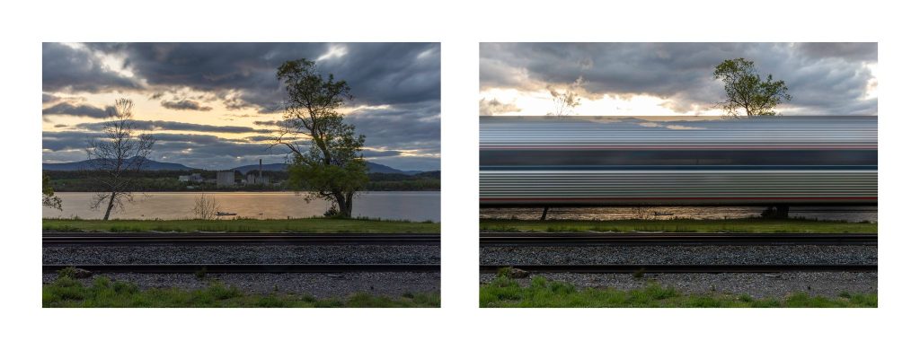 30 Seconds of Tracks: 0.6 Second of Passenger Train, Germantown, NY