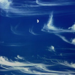 Half Moon and Swift Clouds