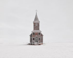 Church In Snow, Saskatchewan
