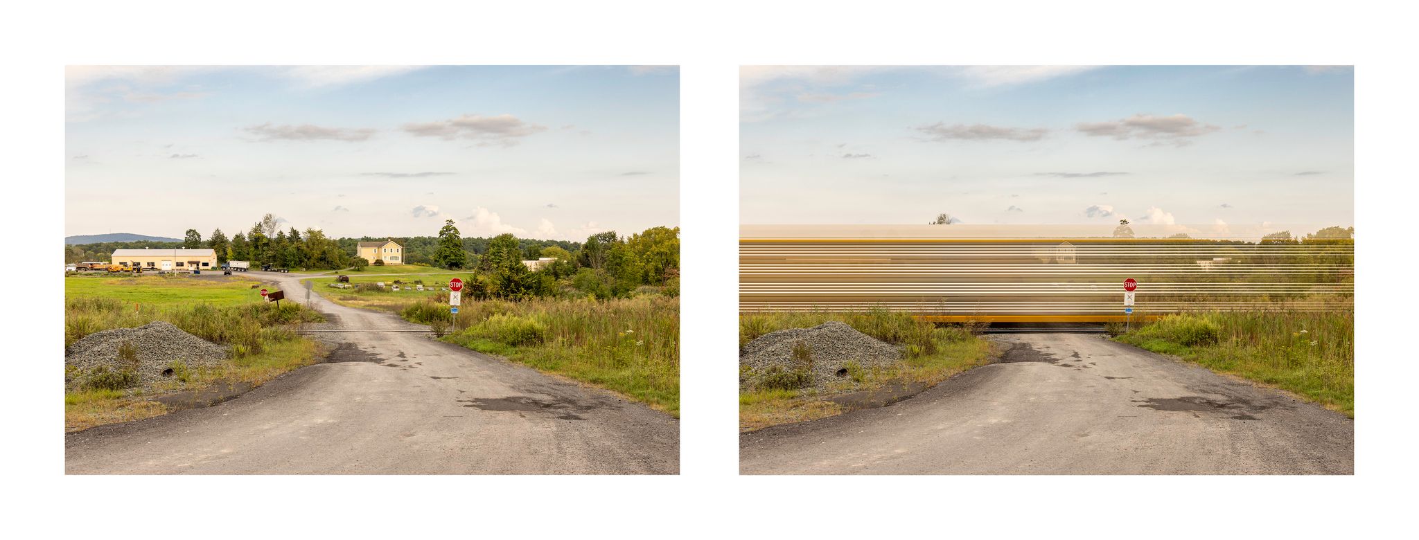 Farm & Freight Train, Catskills, NY